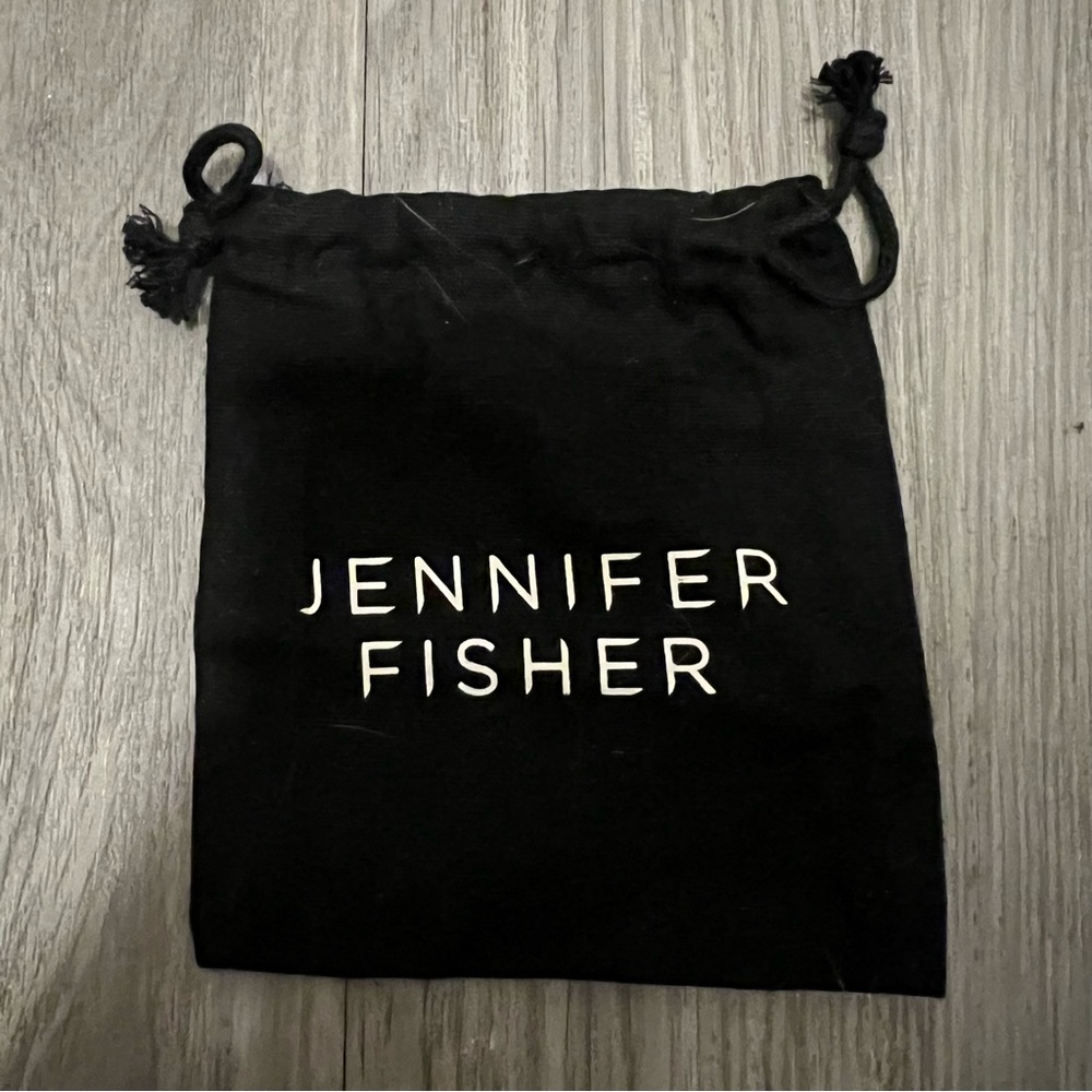 Jennifer Fisher Black Drawstring Pouch